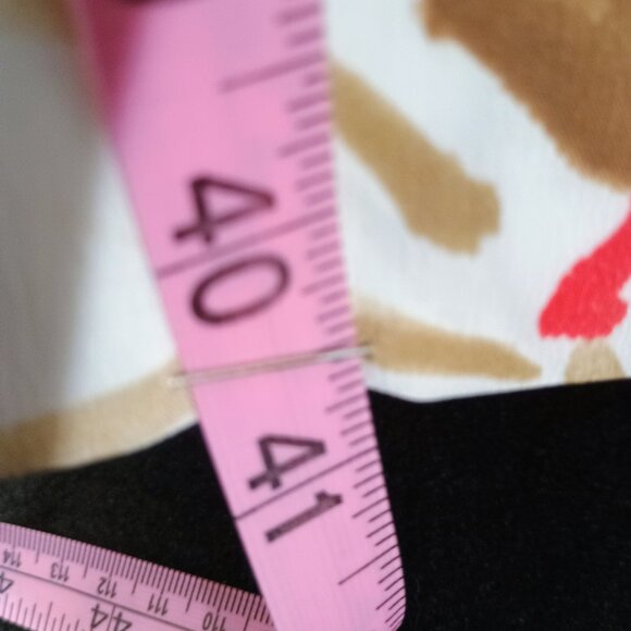 EUC: Vintage 60s R&K Originals White Floral Dacron A-Line Dress Size 16 - Picture 7 of 10